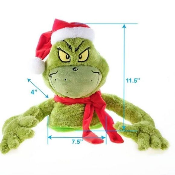 Dr. Suess The Grinch Who Stole Christmas Plush Tree Hugger -C - Picture 5 of 6